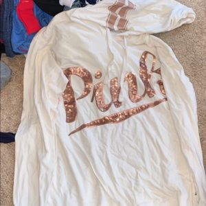 Light weight pink hoody